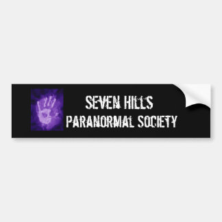 esp, Seven Hills, Paranormal Society Bumpersticker