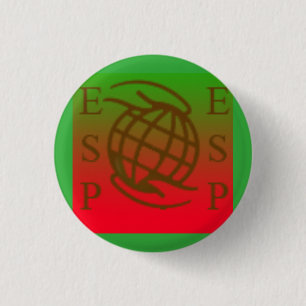 ESP - Socialistische Ecologistische Partij Ronde Button 3,2 Cm