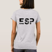 ESP Zener Cards T-Shirt (Achterkant)