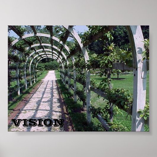 Espalier Apple Tree - Visie Poster (Voorkant)
