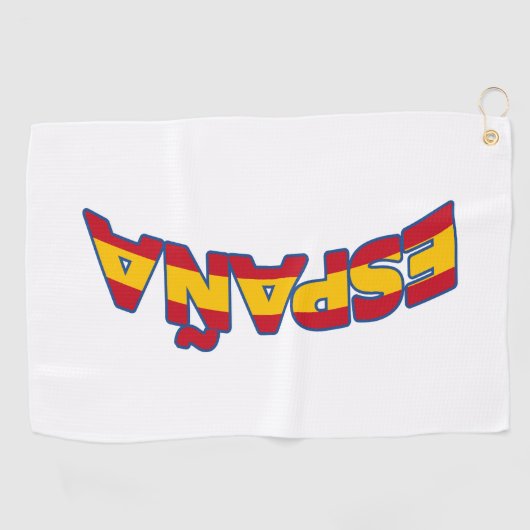 España 1 golfhanddoek (Horizontaal)