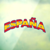 España 1 raamsticker (Vel 3)