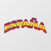 España 1 raamsticker (Vel)