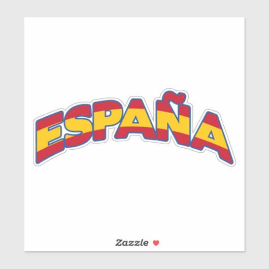 España 1 sticker (Vel)