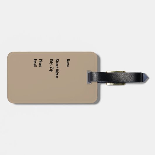 España Bagagelabel (Achterkant horizontaal)