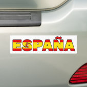 España bumpersticker (Op auto)