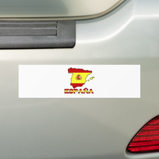 España bumpersticker (Op auto)