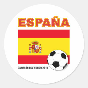 España Campeón del Mundo Ronde Sticker