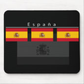 Espana Flag Mousepad Muismat (Voorkant)