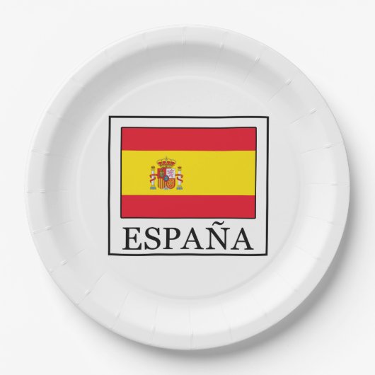 España Papieren Bordje (Voorkant)