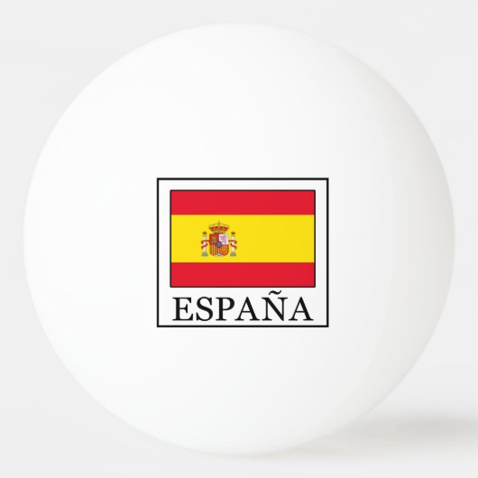 España Pingpongbal (Voorkant)