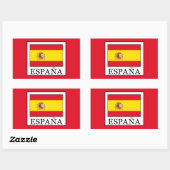 España Rechthoekige Sticker (Vel)