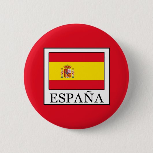 España Ronde Button 5,7 Cm (Voorkant)