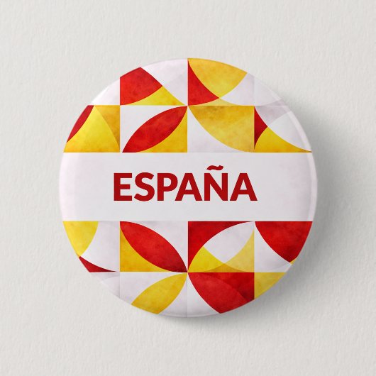 España Ronde Button 5,7 Cm (Voorkant)