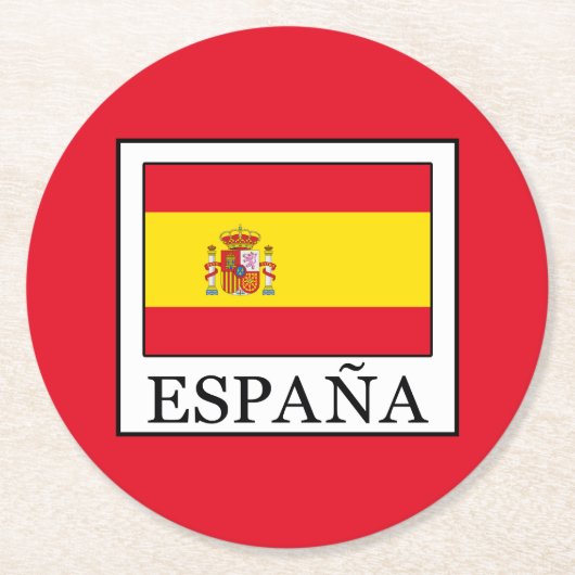 España Ronde Kartonnen Onderzetter (Voorkant)