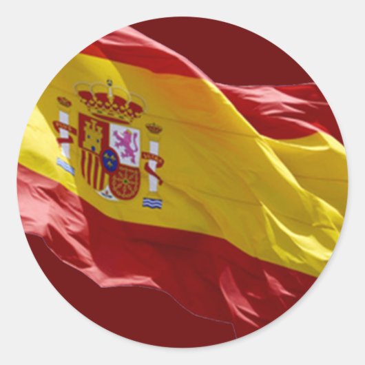 Espana Ronde Sticker (Voorkant)