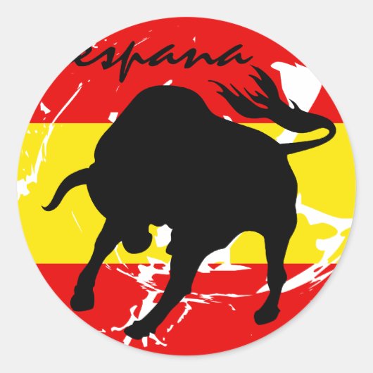 Espana Ronde Sticker (Voorkant)