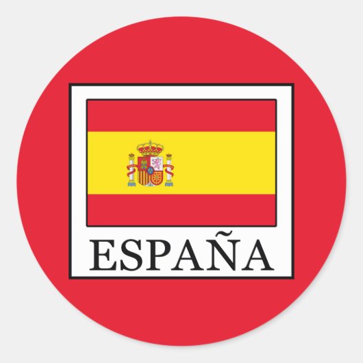 España Ronde Sticker (Voorkant)