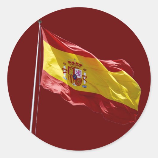Espana Ronde Sticker (Voorkant)