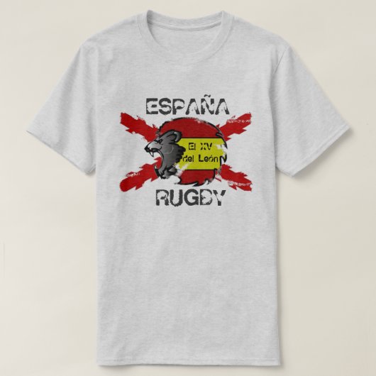 España Rugby T-shirt (Design voorkant)