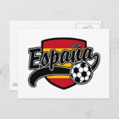 Espana Soccer Briefkaart (Voorkant / Achterkant)