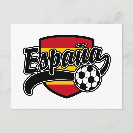 Espana Soccer Briefkaart (Voorkant)