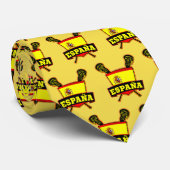 España Spaans Lacrosse Stropdas (Opgerold)