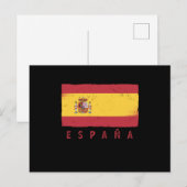 España Spaanse vlag Spanje  Gift Football Briefkaart (Voorkant / Achterkant)