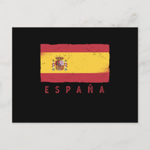 España Spaanse vlag Spanje  Gift Football Briefkaart