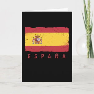 España Spaanse vlag Spanje  Gift Football Kaart