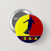 Espana Spain 2010 Soccer Button (Voorkant /achterkant)