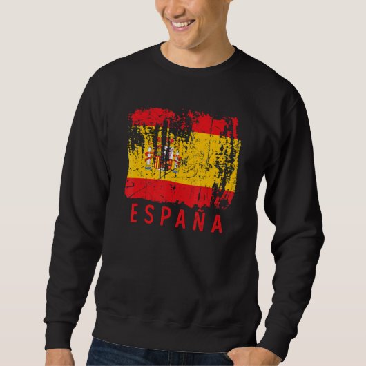 Espana Spain Flag Roots Trui (Voorkant)