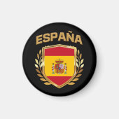 Espana Spain Flag Shield Magneet (Voorkant)