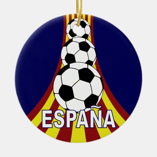 Espana Spain Soccer Fútbol Keramisch Ornament (Voorkant)