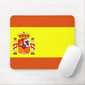 España/Spanje Flag Mousepad Muismat (Met muis)
