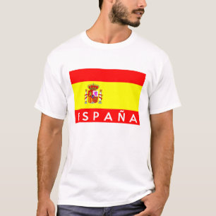 espana spanje vlagland spanje tekstnaam t-shirt