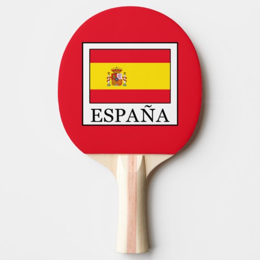 España Tafeltennisbatje (Voorkant)