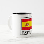 España Tweekleurige Koffiemok (Voorkant links)