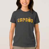 Espana typografie logo ontwerp T-Shirt (Voorkant)