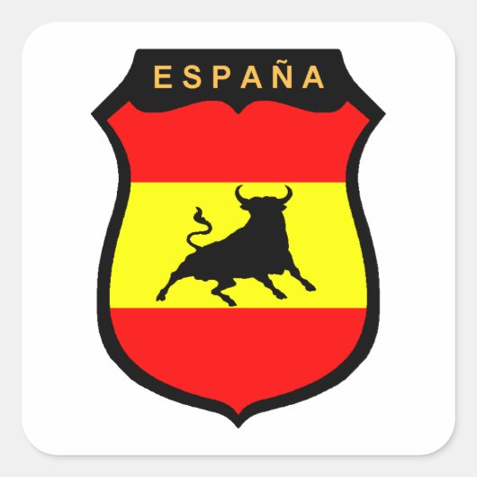 España Vierkante Sticker (Voorkant)