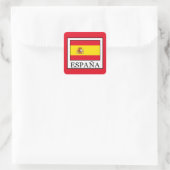 España Vierkante Sticker (Tas)