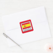 España Vierkante Sticker (Envelop)