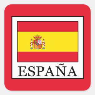 España Vierkante Sticker
