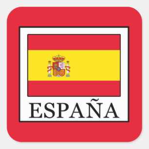 España Vierkante Sticker