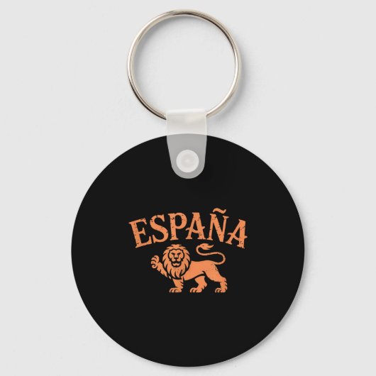 Espana Vintage Eagle Spanje Erfgoed Trots Sleutelhanger (Voorkant)