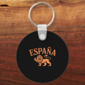 Espana Vintage Eagle Spanje Erfgoed Trots Sleutelhanger (Voorkant)