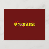España vlag logo - vlag van Spanje España logo Briefkaart (Voorkant)