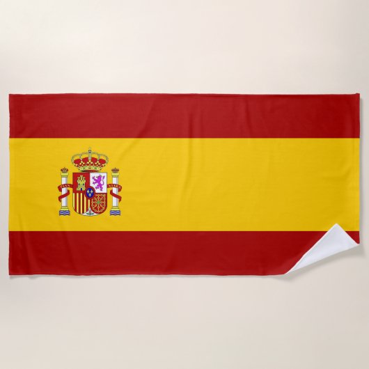 España-vlag Strandlaken (Voorkant)