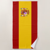 España-vlag Strandlaken (Voorkant)