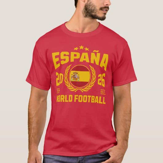 Espana Voetbal 2026 T-shirt (Voorkant)